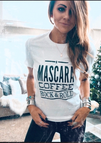 Mascara Coffee Rock & Roll White
