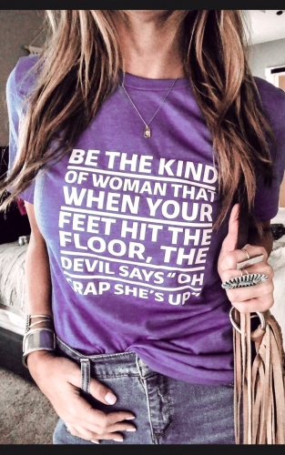 Be The Kind Of Woman in Purple